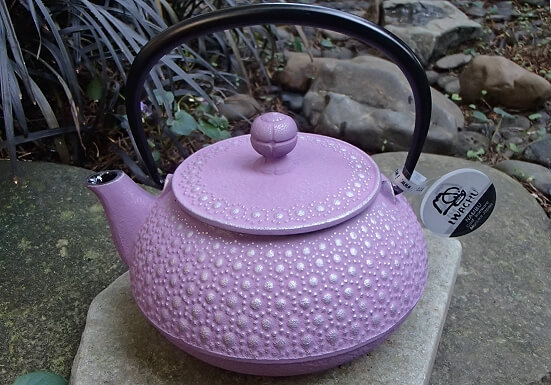 Tetsubin - Cast iron teapot -Round shape